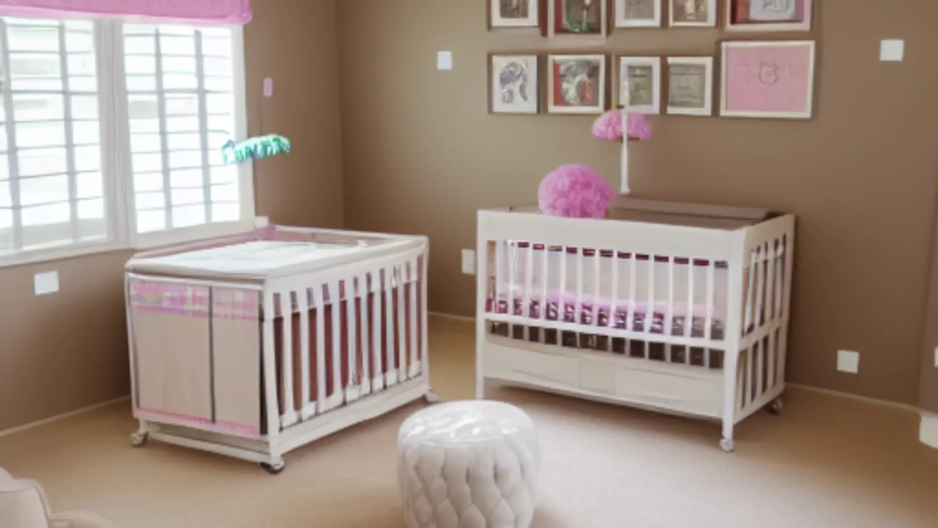 baby nursery in livingston louisiana ready for newborn baby to come home from hospital