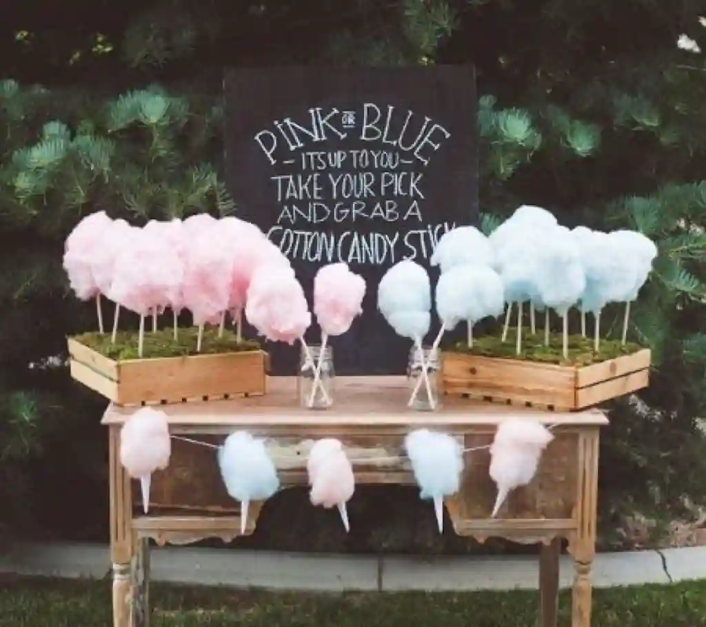 gender reveal idea cotton candy booth 3d ultrasound studio baton rouge