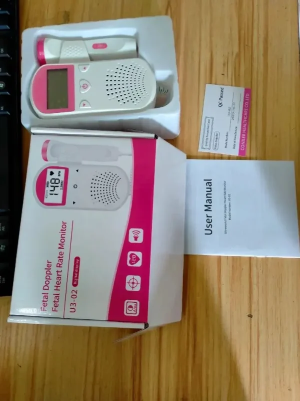 Baby Fetal Doppler Heartbeat Monitor Built-in 2.5MHz Probe USA - Image 6