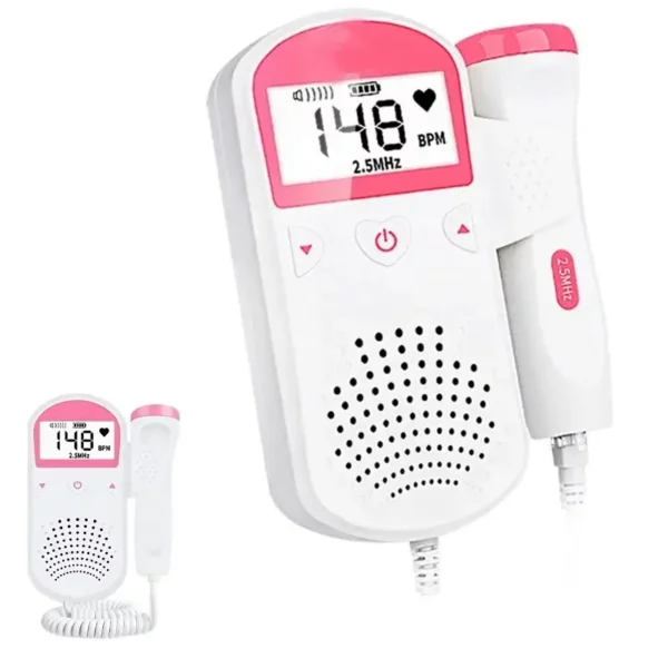Baby Fetal Doppler Heartbeat Monitor Built-in 2.5MHz Probe USA